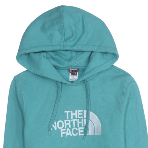 The North Face Womens Blue Pullover Hoodie Size S Cotton Sweatshirt - Image 8