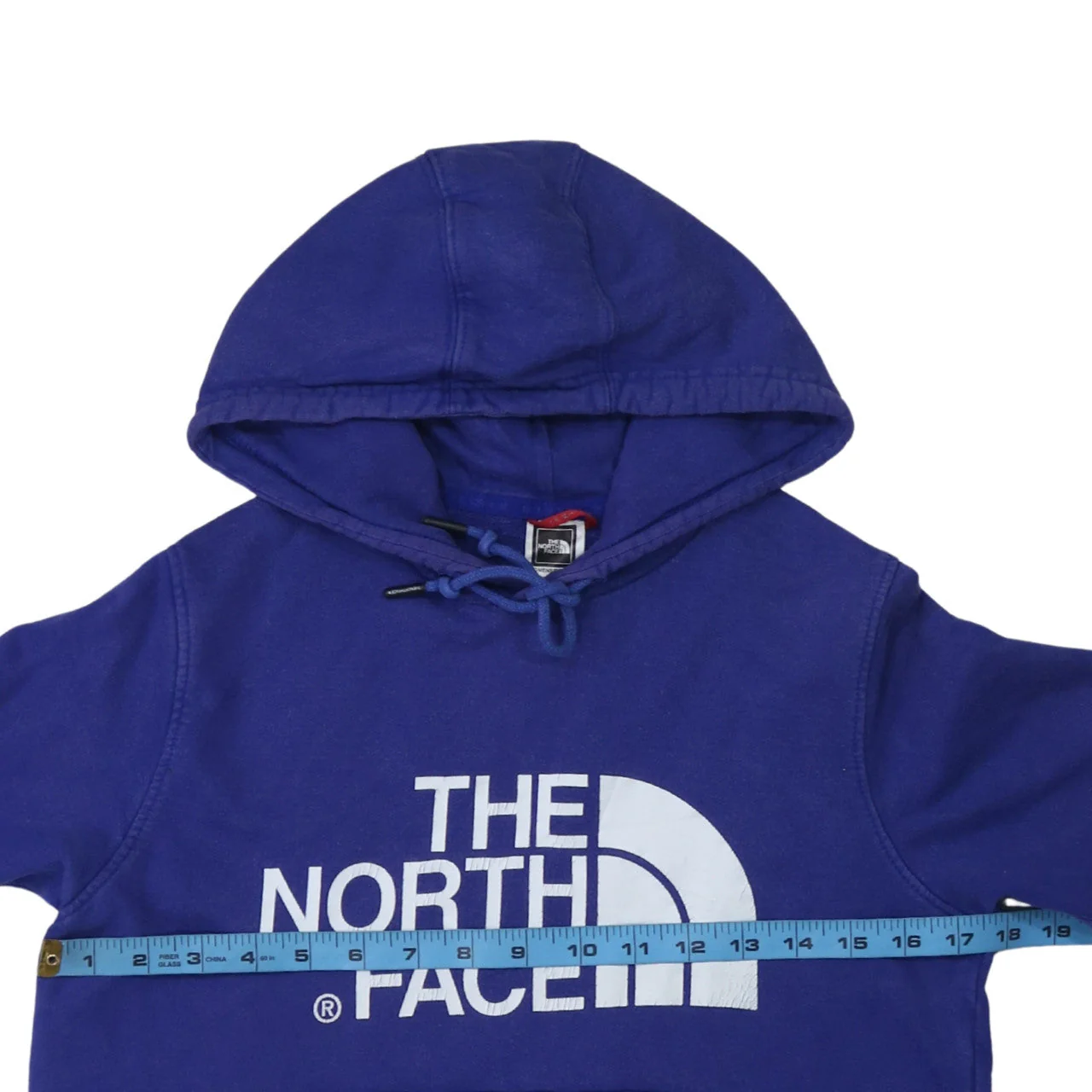 The North Face Womens Blue Pullover Hoodie Small Cotton Casual - Image 2