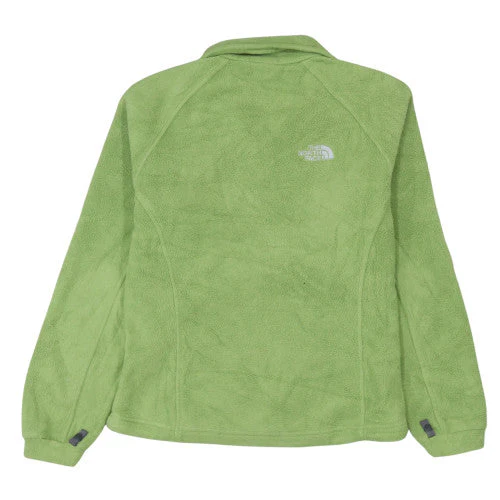 The North Face Women's Green Fleece Jacket Size S Lightweight Zip Up - Image 4