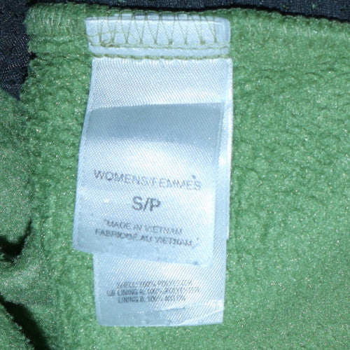 The North Face Women's Green Fleece Jacket Size S Lightweight Zip Up - Image 6