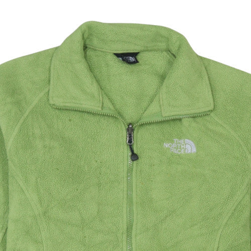 The North Face Women's Green Fleece Jacket Size S Lightweight Zip Up - Image 8
