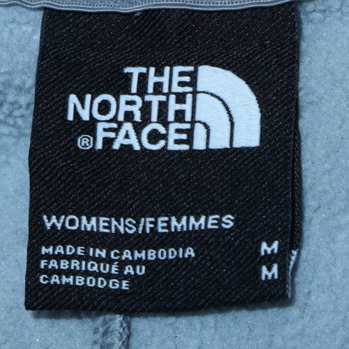 The North Face Womens Grey Full Zip Hoodie Sweatshirt M Fleece Lined - Image 5