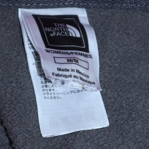 The North Face Womens Grey Pink Pullover Hoodie Size M Cotton Fleece - Image 6