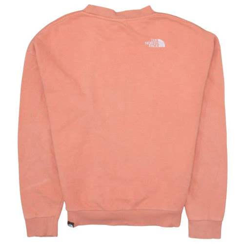 The North Face Womens Peach Crew Neck Pullover Sweatshirt M Cotton Blend - Image 4
