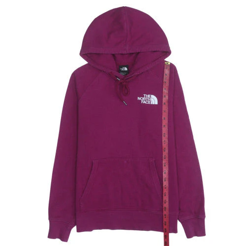 The North Face Womens Purple Pullover Hoodie Size S Cotton Blend - Image 3