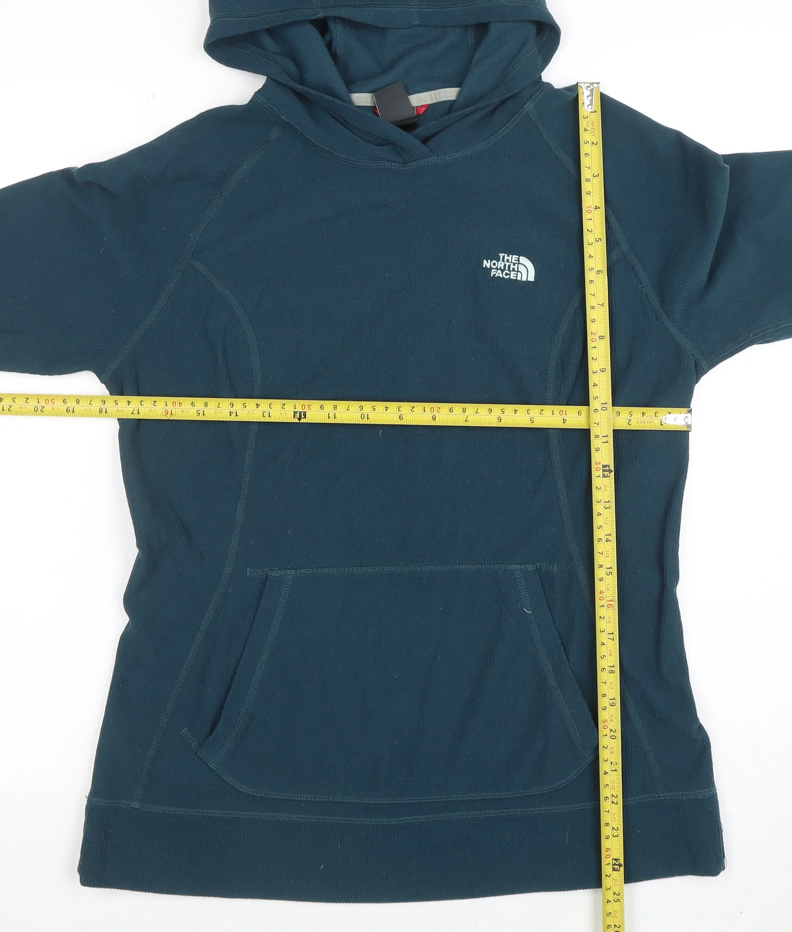 The North Face Women's Teal Pullover Hoodie L Long Sleeve Outdoor - Image 2