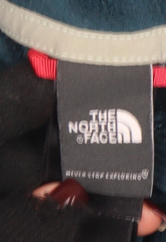 The North Face Women's Teal Pullover Hoodie L Long Sleeve Outdoor - Image 4