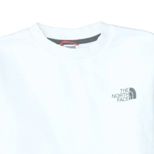 The North Face Womens White Crew Neck Sweatshirt XS Relaxed Fit - Image 8
