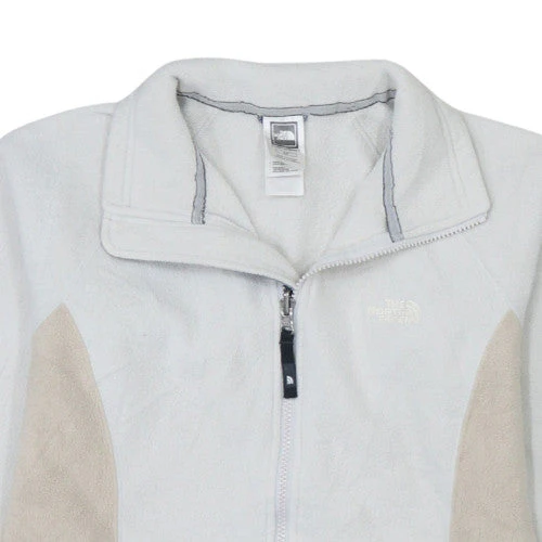 The North Face Women's White Fleece Full Zip Jacket Size S - Image 7