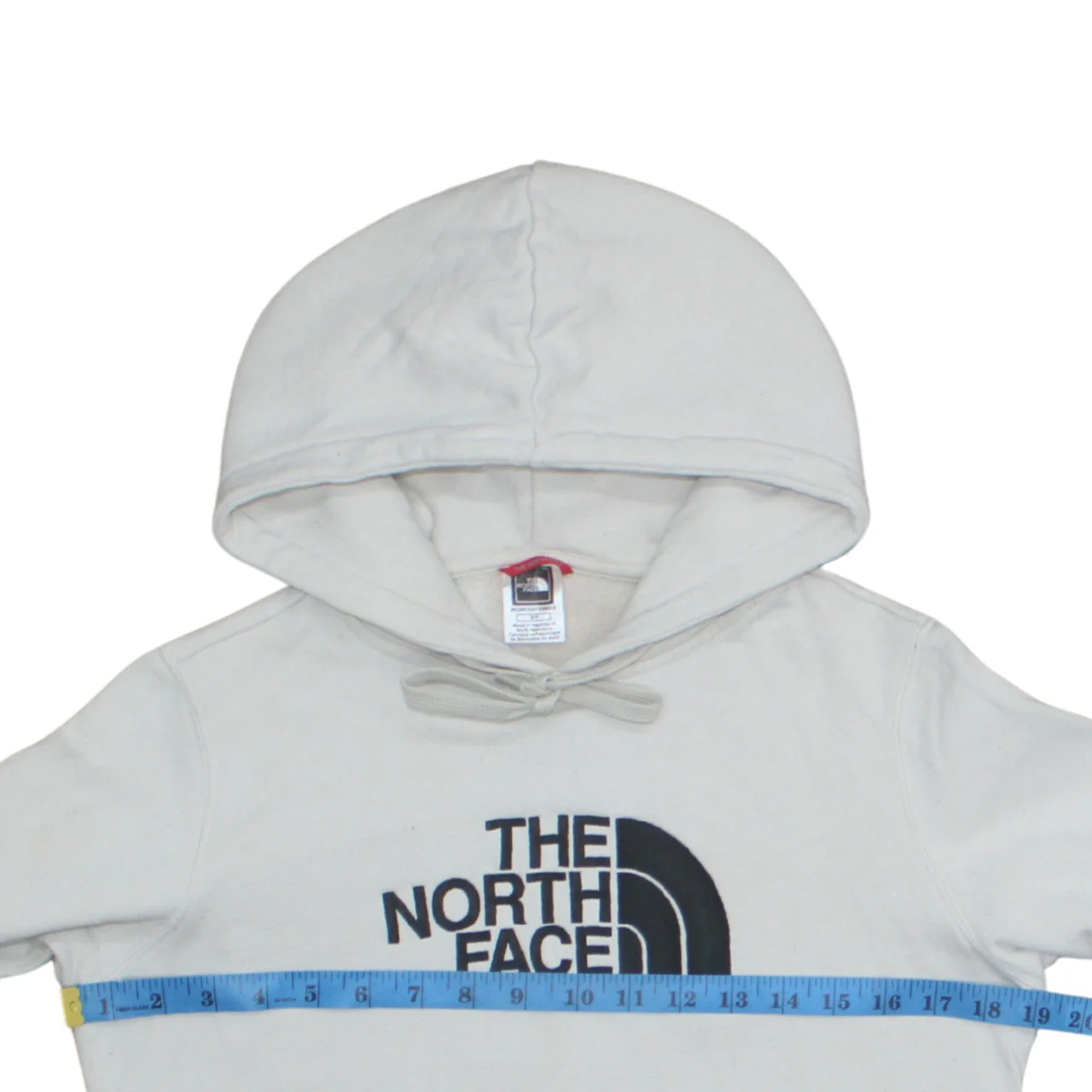The North Face Womens White Small Pullover Hoodie Cotton Casual - Image 3