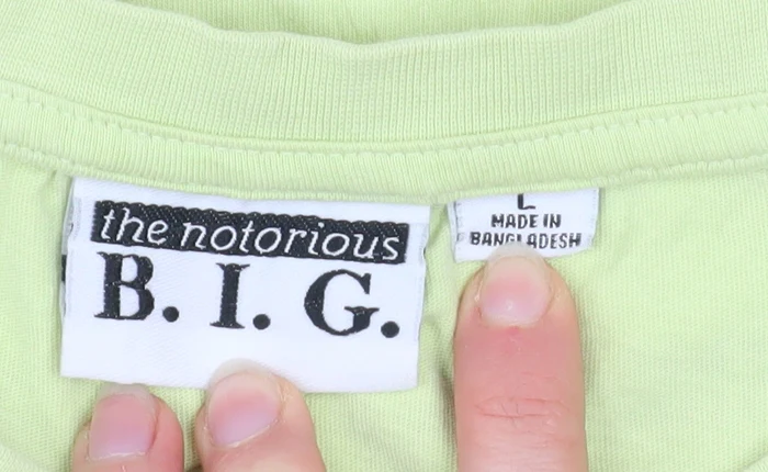 The Notorious B.I.G. Men's Green L Graphic Music T-Shirt - Image 4