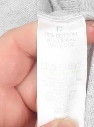The White Company Women Grey Size 12 Lightweight Open Knit Cardigan - Image 5