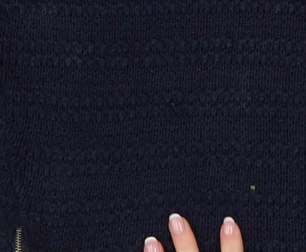 The White Company Women's Blue Wool Chunky Knit Jumper Size 10 - Image 6