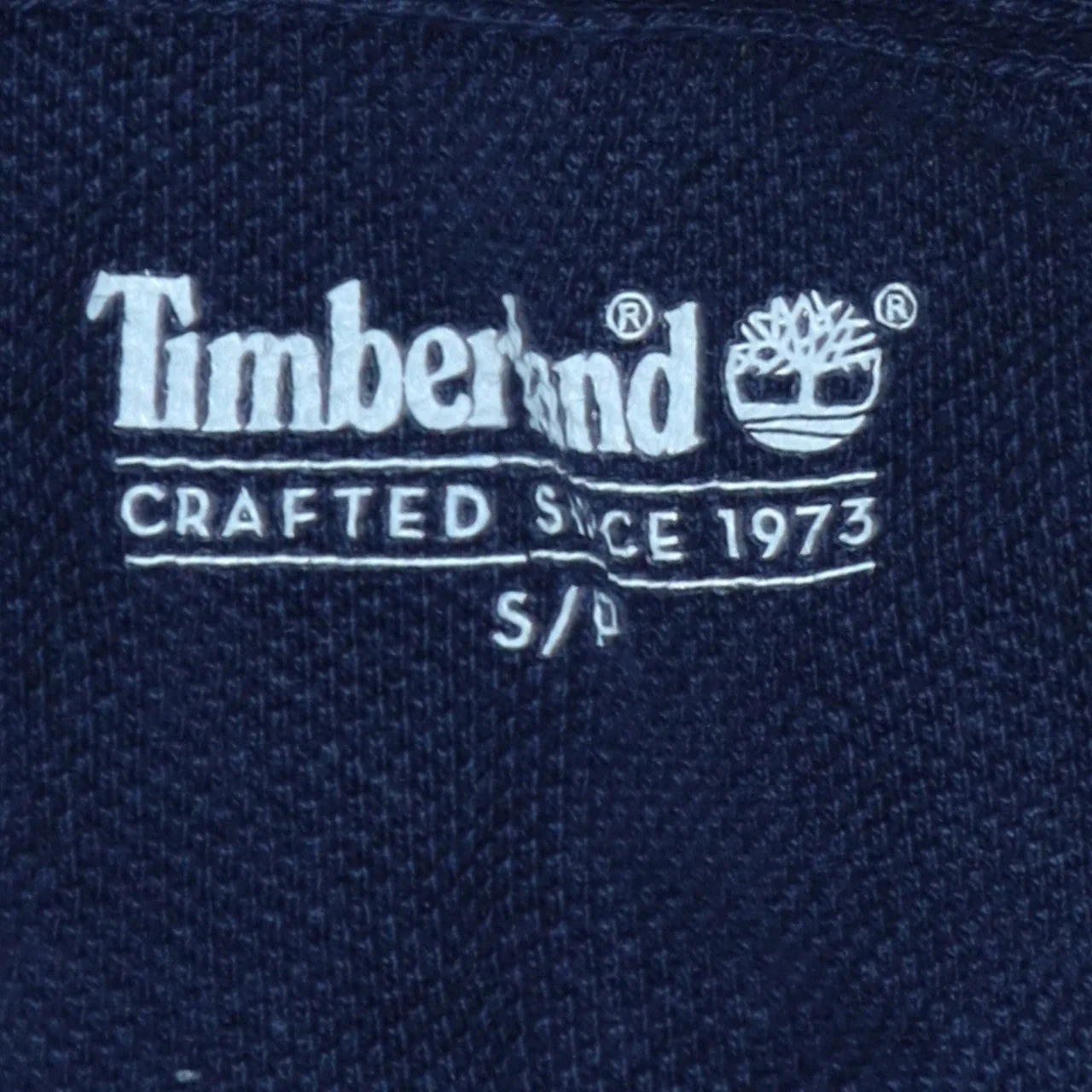 Timberland Men’s Blue Cotton Regular Fit Short Sleeve Polo Shirt S - Image 6