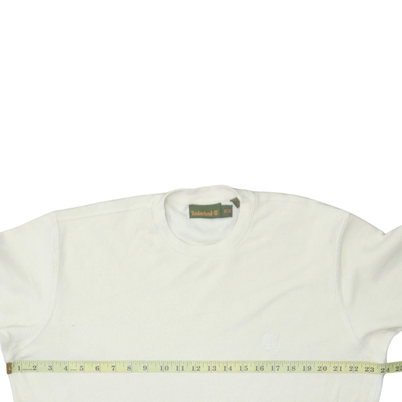 Timberland Men White 2XL Pullover Cotton Sweatshirt Classic Fit - Image 2