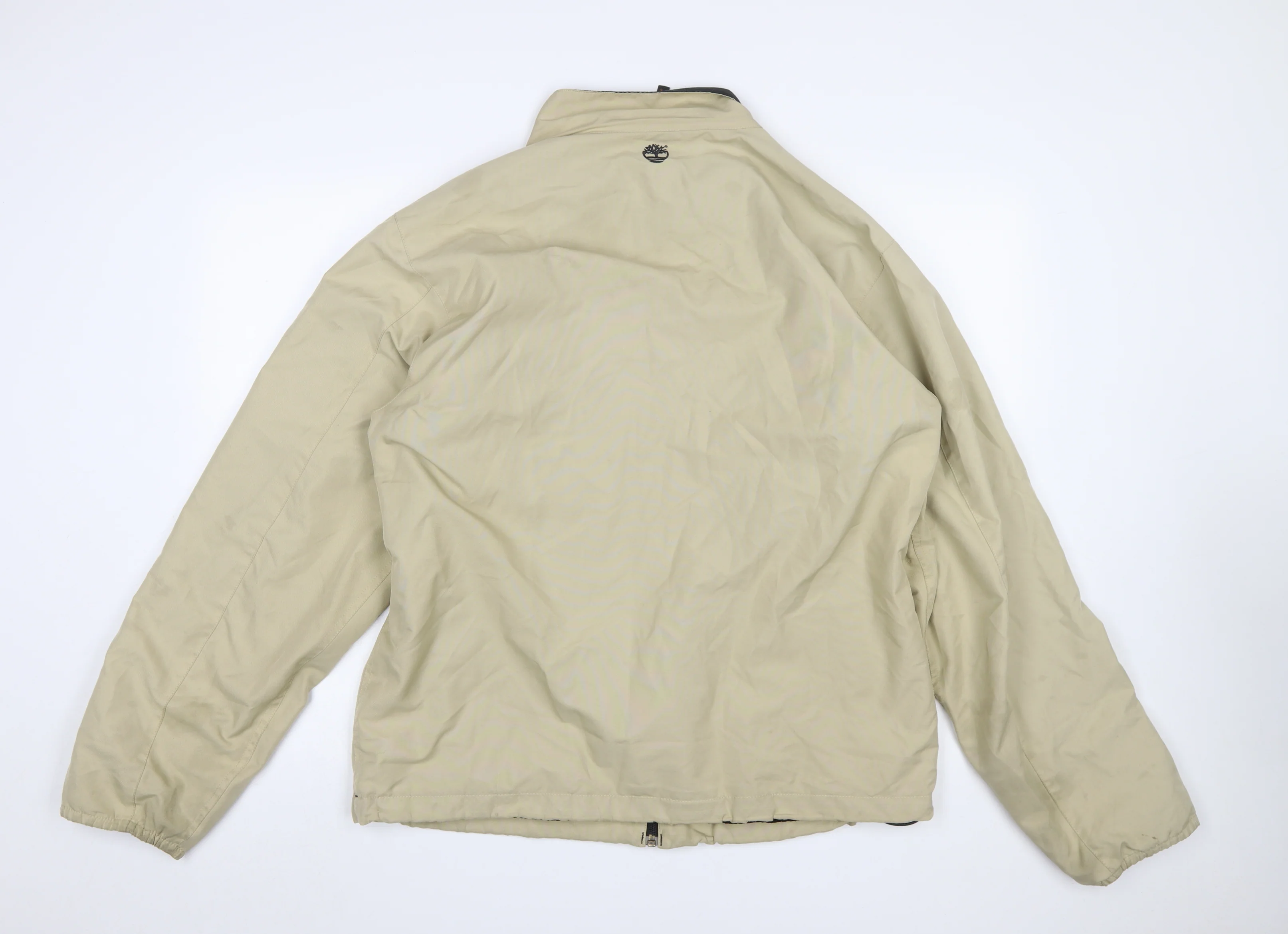 Timberland Mens Beige Weathergear Jacket L Full Zip Outdoor Casual - Image 3