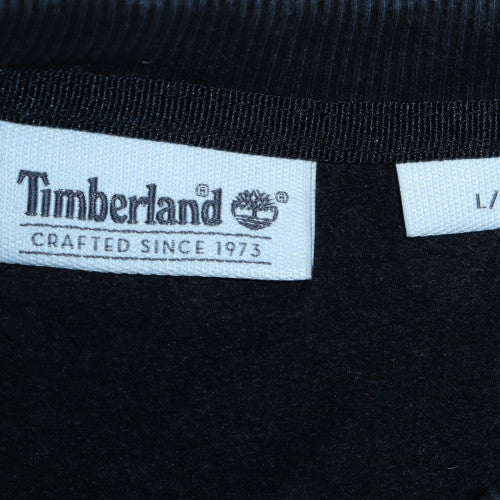 Timberland Mens Black Graphic Logo Pullover Sweatshirt L - Image 5