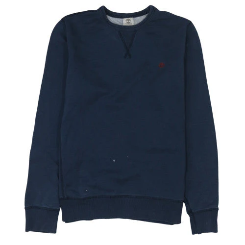 Timberland Men's Blue Crew Neck Cotton Sweatshirt Size L - Image 4