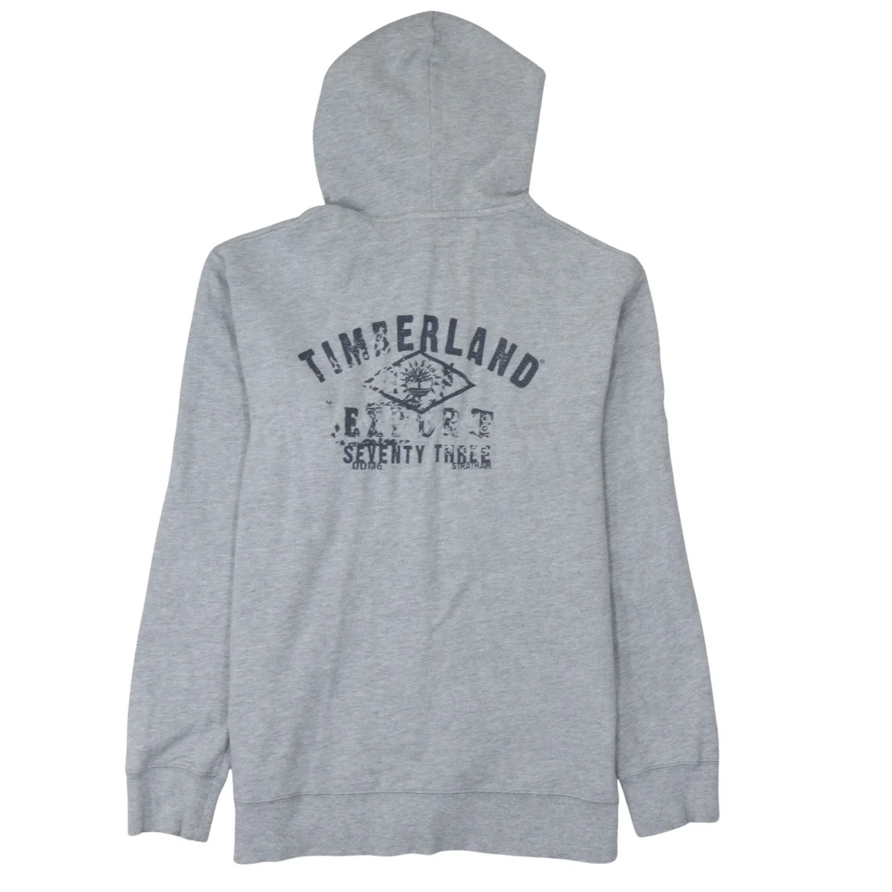 Timberland Men's Grey Full Zip Hoodie S Outdoor Logo Sweatshirt - Image 4