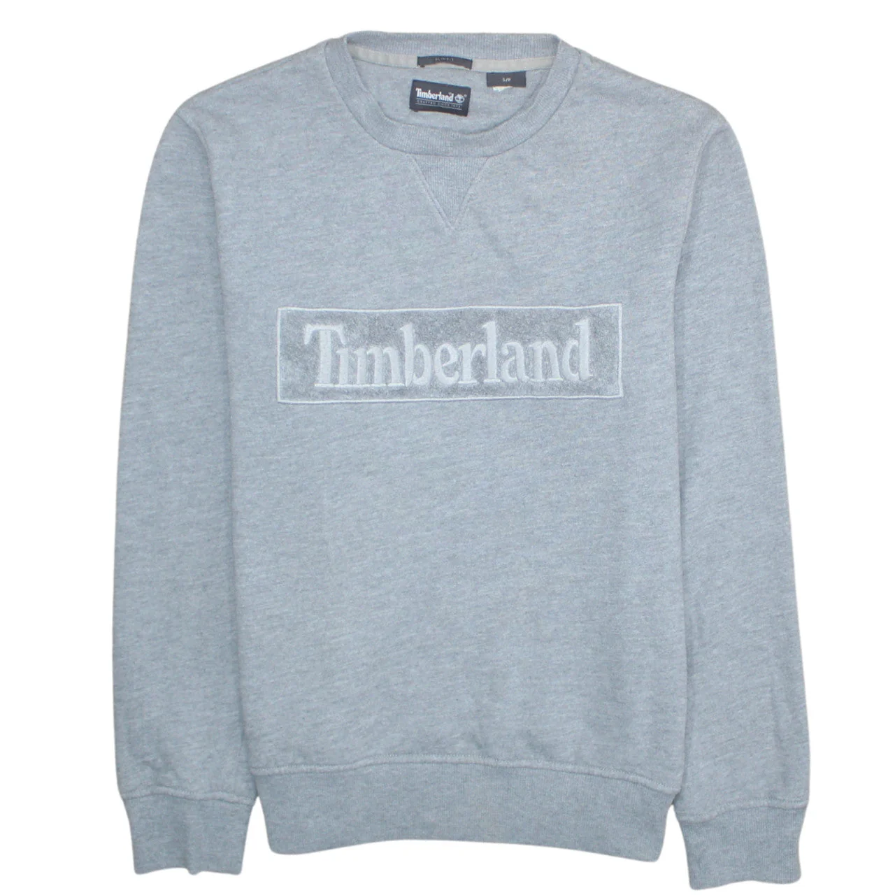 Timberland Men's Grey Slim Fit Crew Neck Sweatshirt S