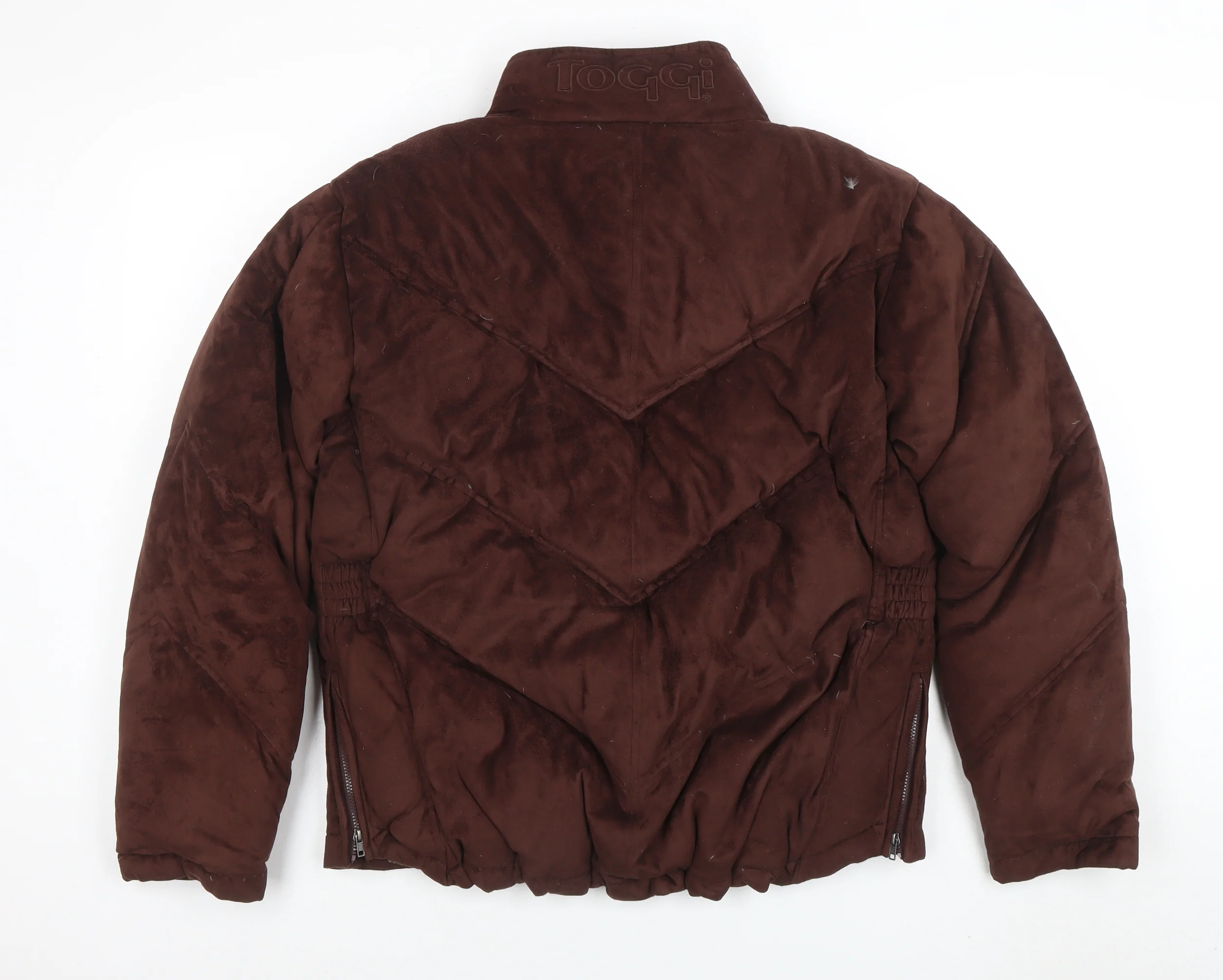 Toggi Women's Brown L Puffer Jacket Down Feather Winter Coat