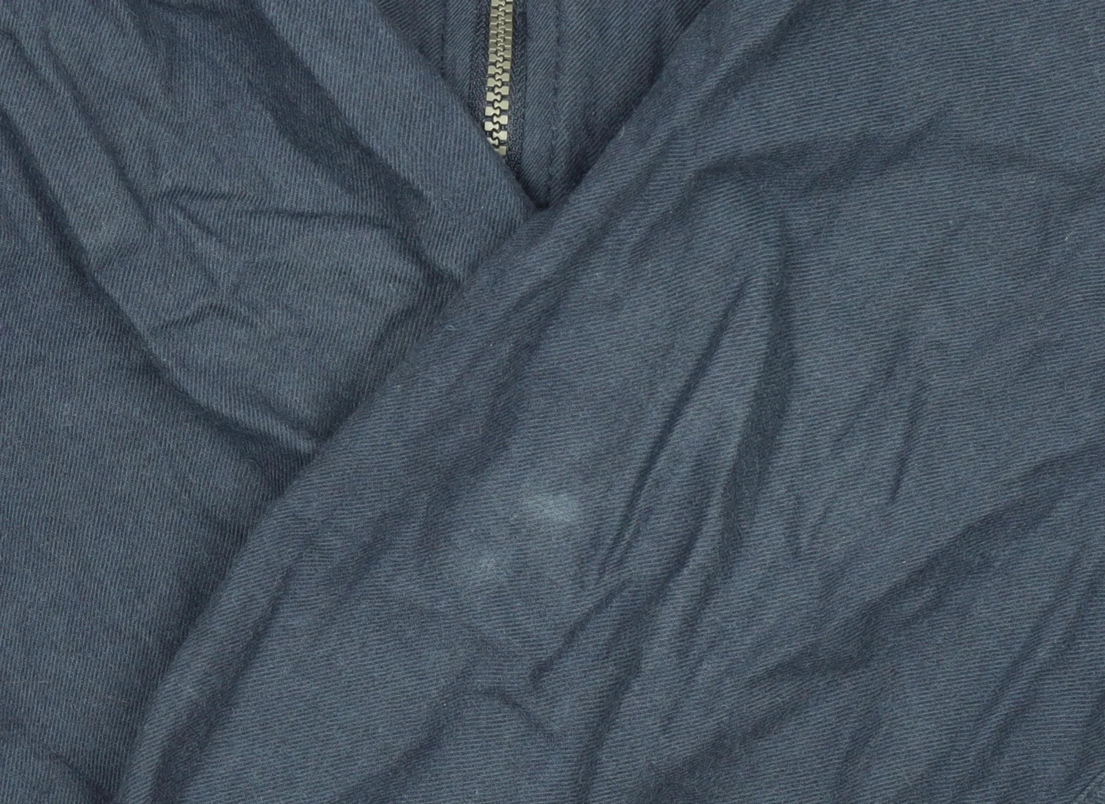 Tokyo Laundry Men's Blue Cotton Zip-Up Long Sleeve Shirt XL - Image 6