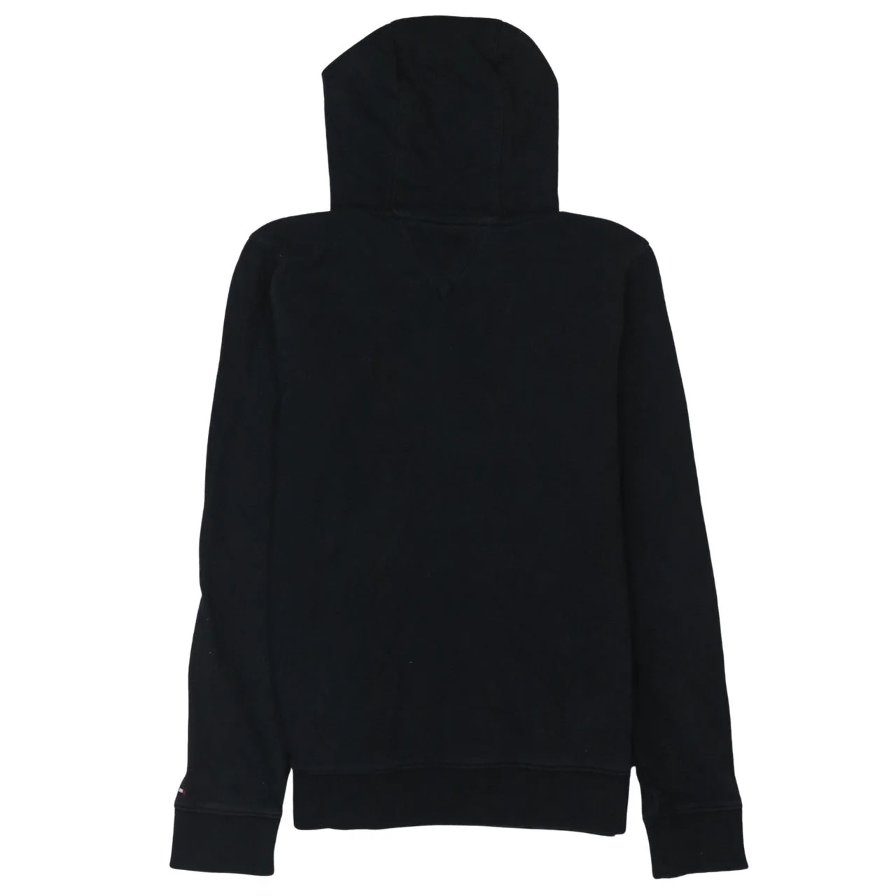 Tommy Hilfiger Boys Black Cotton Pullover Hoodie Size 164 Regular Fit - Image 4
