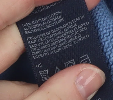 Tommy Hilfiger Men Blue XL Cotton Crew Neck Pullover Jumper - Image 5