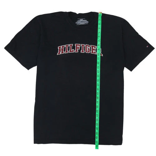 Tommy Hilfiger Men’s Black XL Embroidered Logo Crew Neck T-Shirt - Image 2