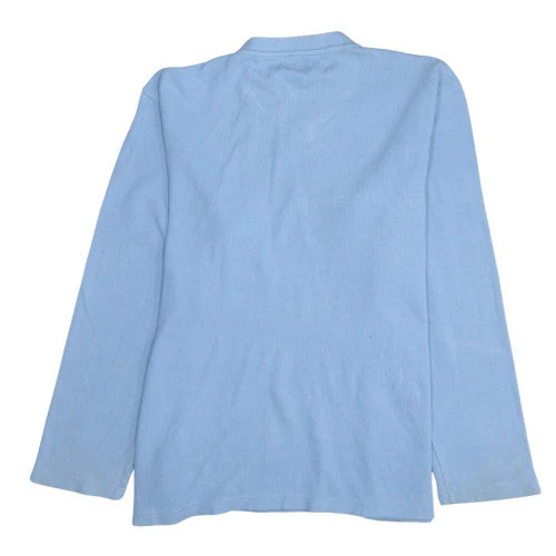 Tommy Hilfiger Men’s Blue V-Neck Cotton Pullover Jumper XL - Image 4