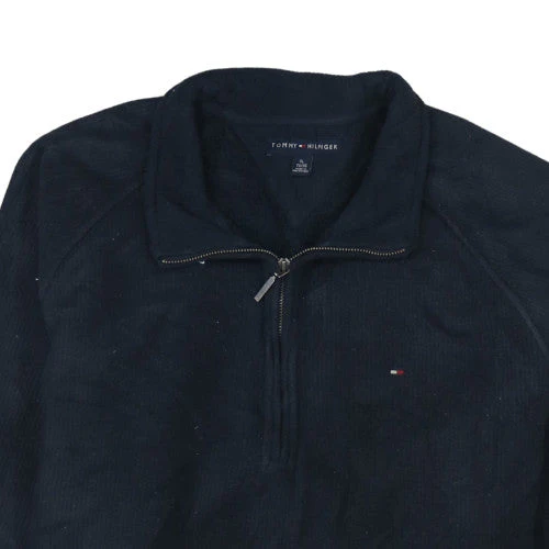 Tommy Hilfiger Men’s Blue XL Fleece 1/4 Zip Jacket - Image 8