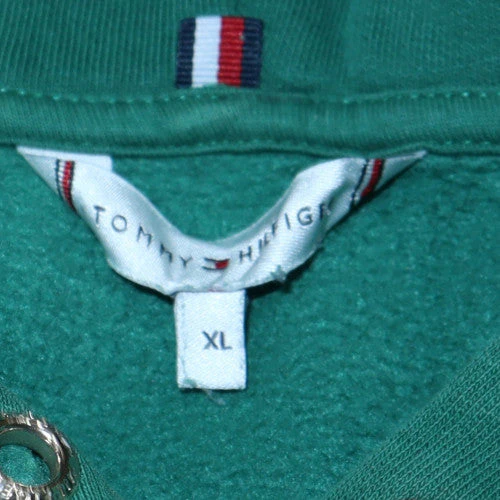 Tommy Hilfiger Men’s Green XL Pullover Hoodie Embroidered Logo - Image 6