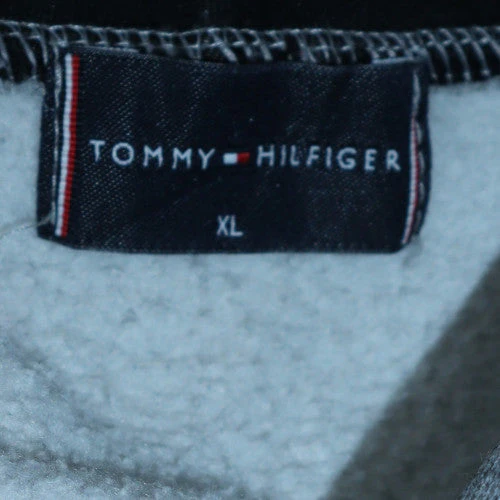 Tommy Hilfiger Men’s Grey XL Pullover Hoodie Sweatshirt - Image 5