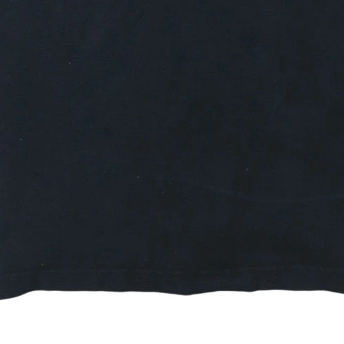 Tommy Hilfiger Men's Black Cotton Polo Shirt Regular Fit M - Image 7