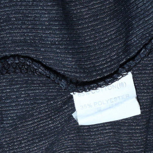 Tommy Hilfiger Men's Black Long Sleeve Striped Polo Shirt L - Image 6