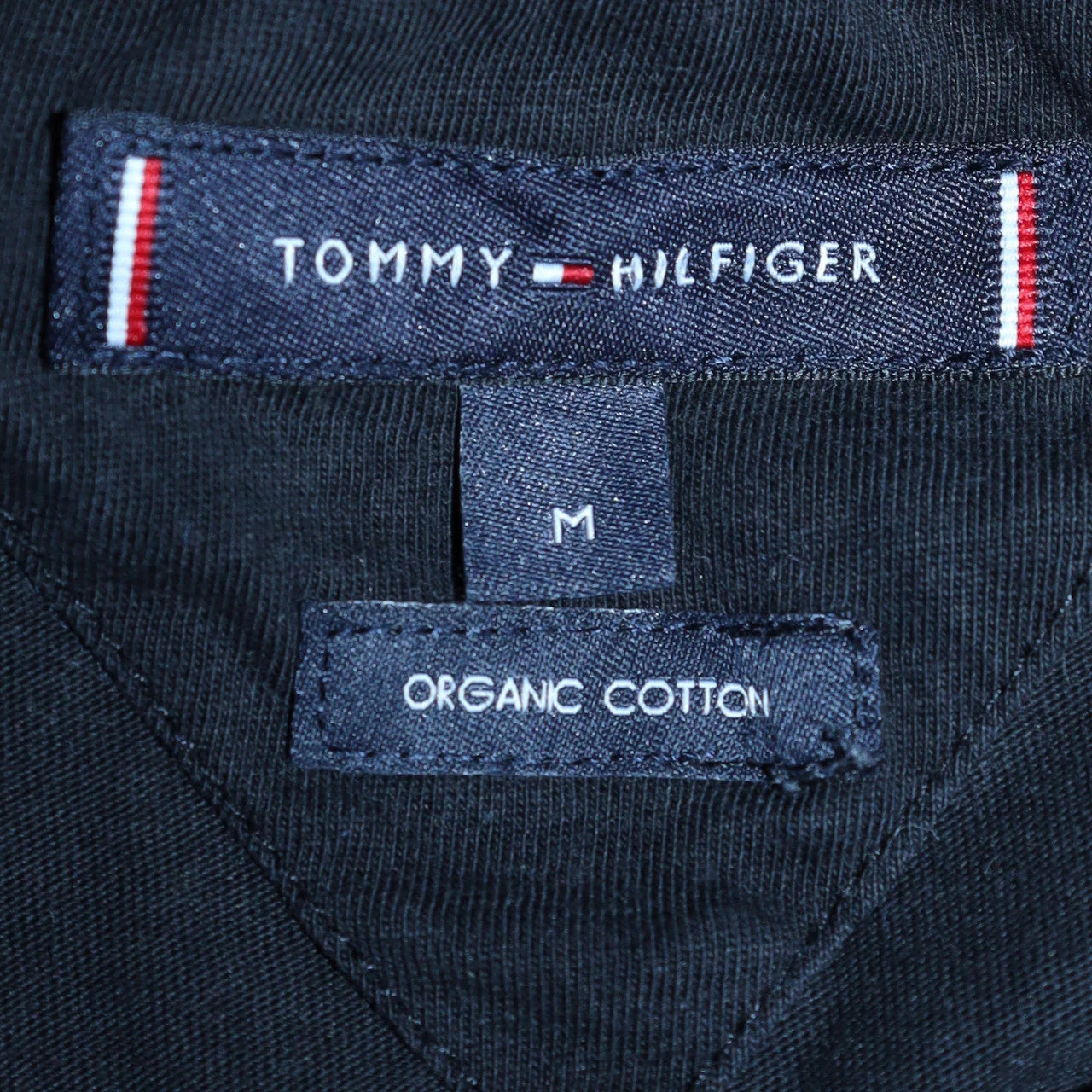 Tommy Hilfiger Men's Black Nautical Logo Cotton T-Shirt M - Image 5