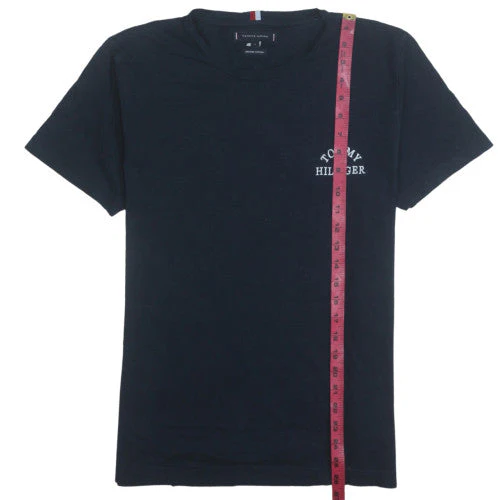 Tommy Hilfiger Men's Black Organic Cotton Crew Neck T-Shirt L - Image 3