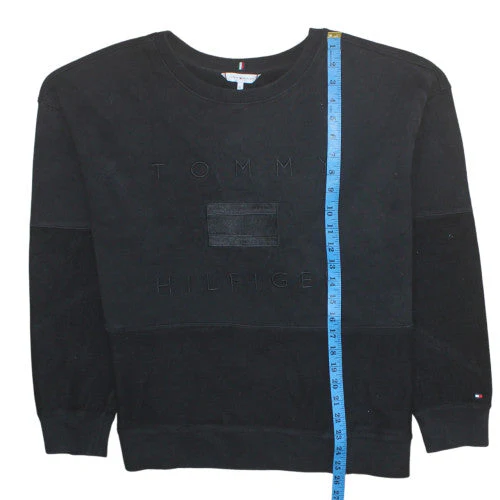 Tommy Hilfiger Men's Black XL Crew Neck Pullover Sweatshirt - Image 3