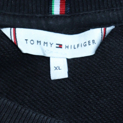 Tommy Hilfiger Men's Black XL Crew Neck Pullover Sweatshirt - Image 6