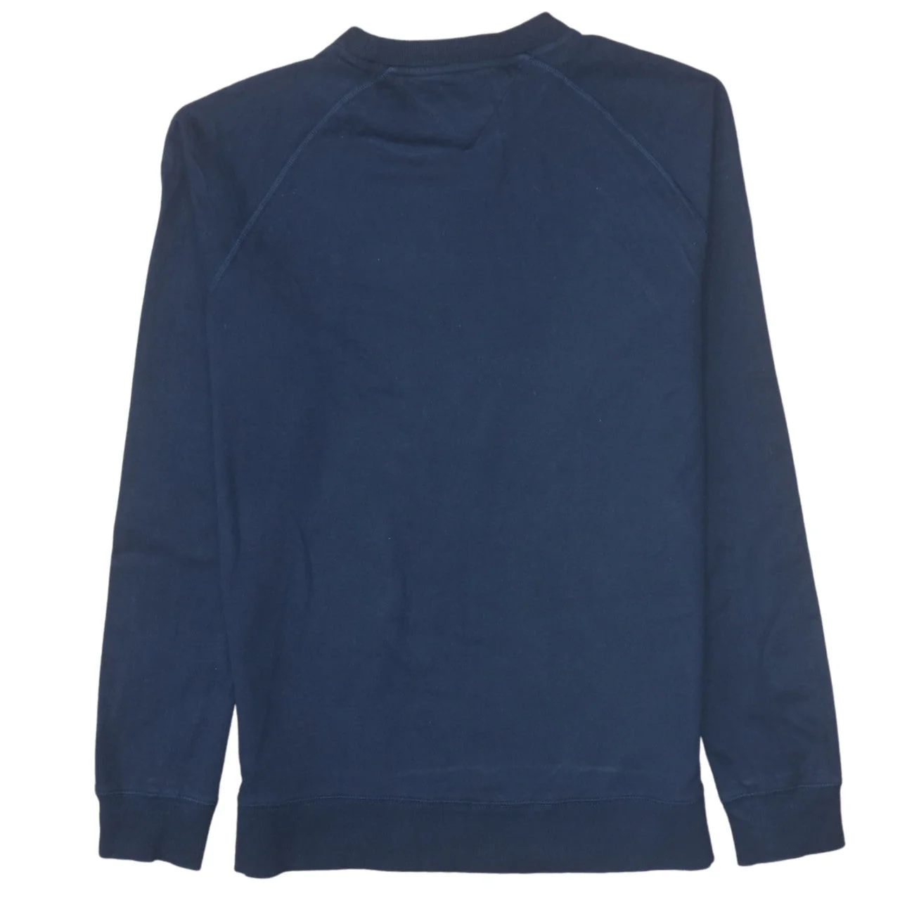 Tommy Hilfiger Men's Blue Cotton Crew Neck Sweatshirt M - Image 4