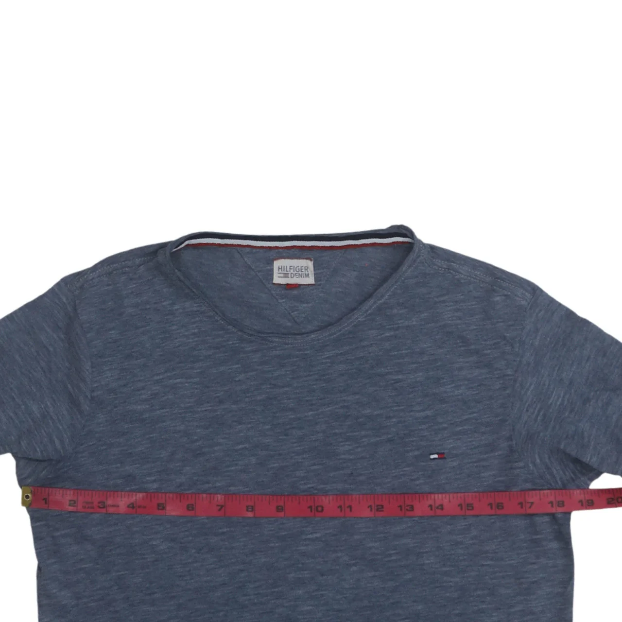 Tommy Hilfiger Men's Blue Crew Neck Short Sleeve T-Shirt Size S - Image 2