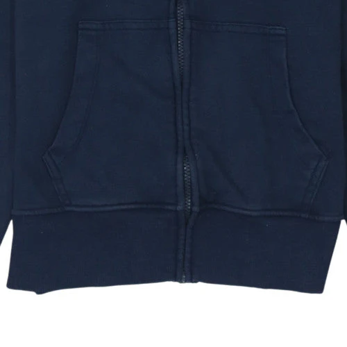 Tommy Hilfiger Mens Blue Full Zip Hoodie M Logo Cotton Sweatshirt - Image 7