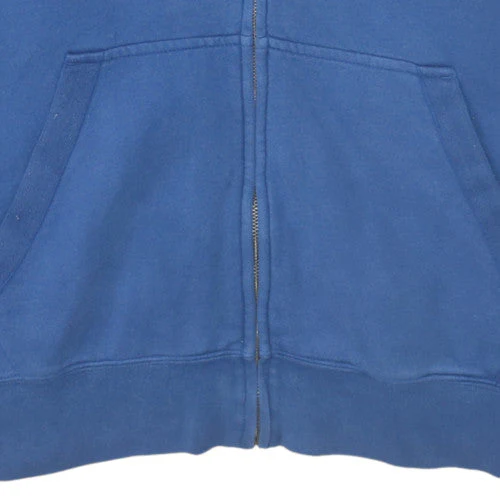 Tommy Hilfiger Men's Blue Full Zip Hoodie Size M Cotton Fleece - Image 8