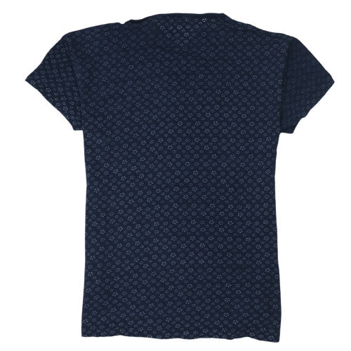 Tommy Hilfiger Men's Blue Geometric Short Sleeve Cotton T-Shirt S - Image 4