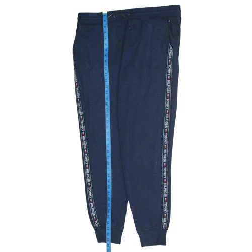 Tommy Hilfiger Men's Blue L Jogger Trousers with Side Stripe - Image 3