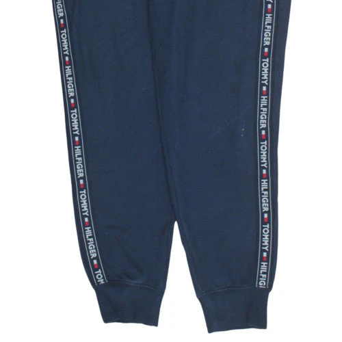 Tommy Hilfiger Men's Blue L Jogger Trousers with Side Stripe - Image 7