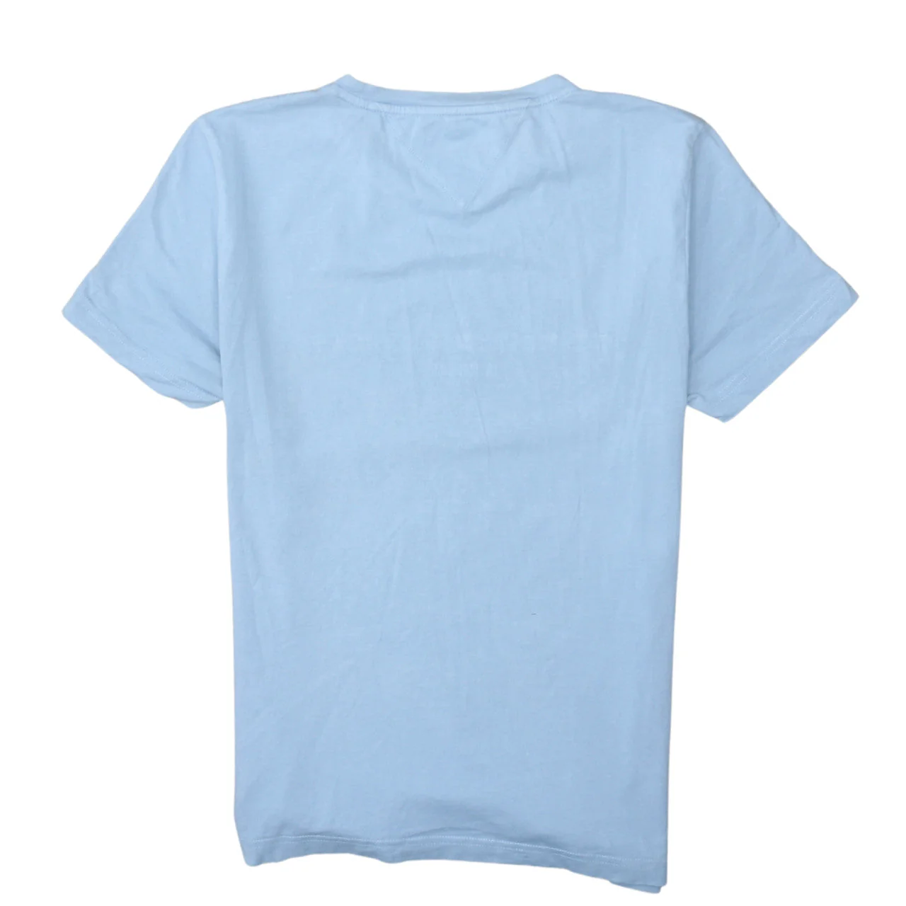 Tommy Hilfiger Men's Blue Logo Organic Cotton T-Shirt M - Image 4