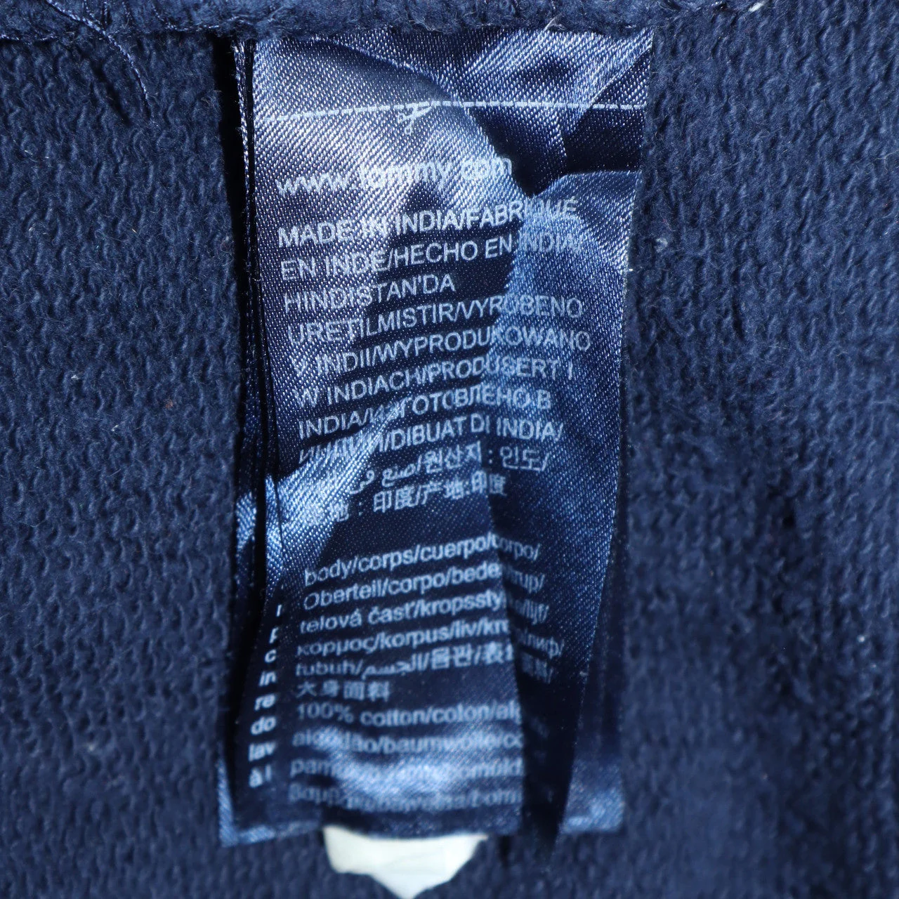 Tommy Hilfiger Men's Blue Logo Pullover Sweatshirt Size L - Image 5