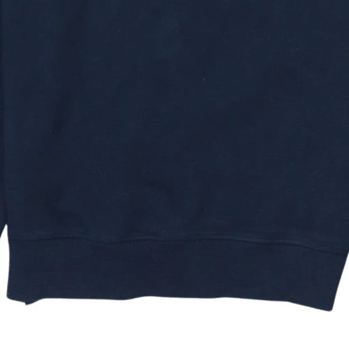 Tommy Hilfiger Men's Blue Logo Tape Crew Neck Sweatshirt M - Image 8