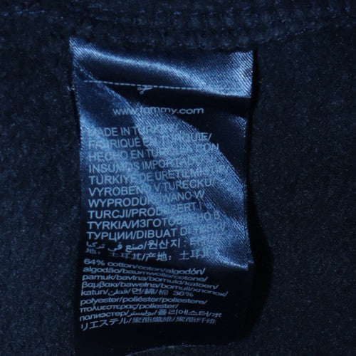 Tommy Hilfiger Men's Blue Pullover Hoodie Small Logo Fleece - Image 6